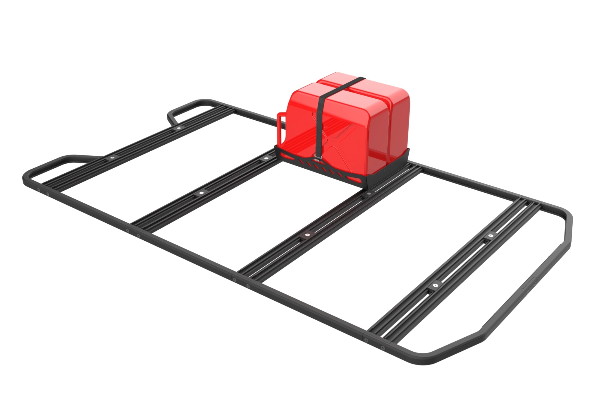 Dual jerry can holder roof rack sale